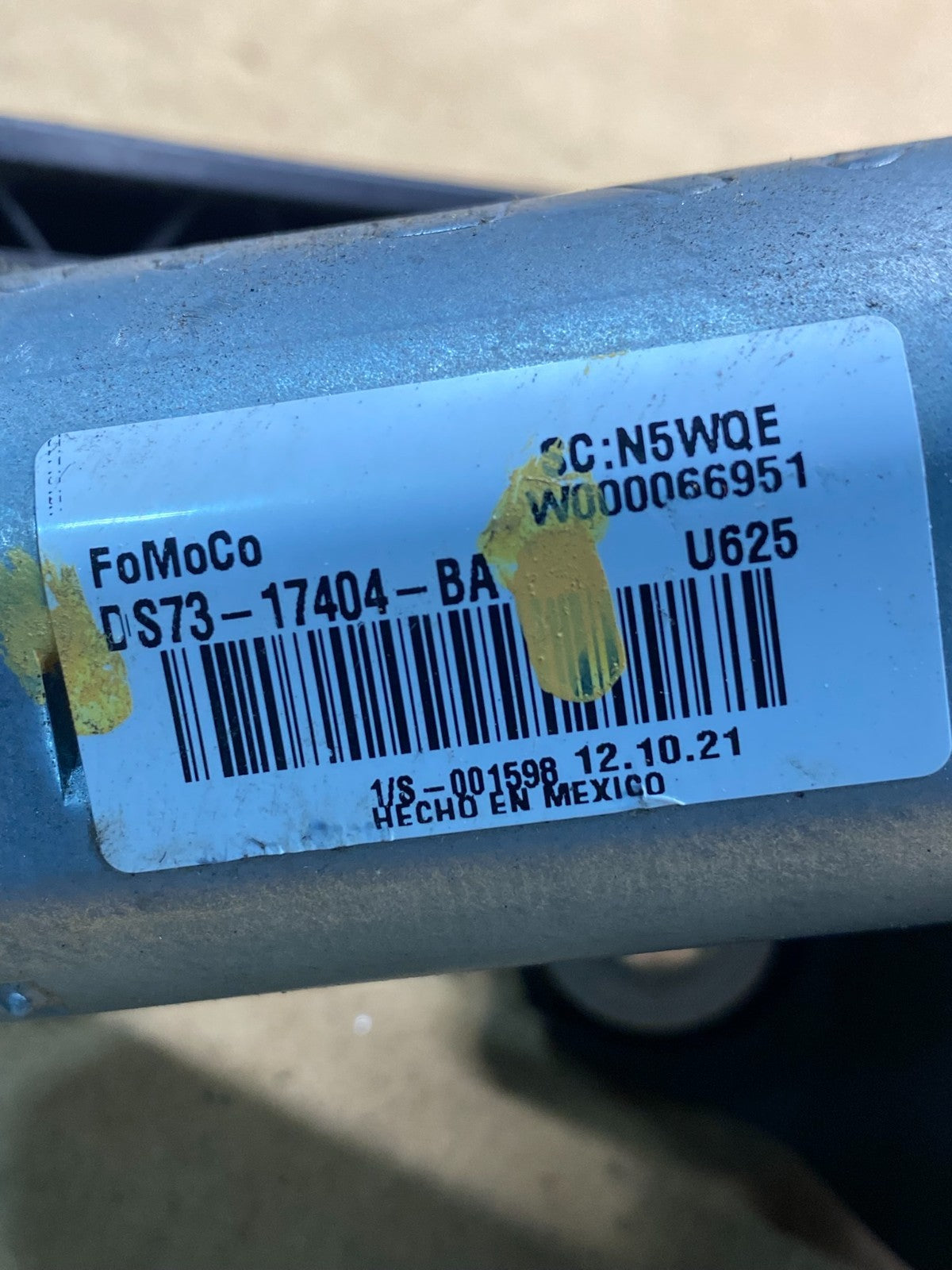2020 to 2023 Ford Explorer Rear Windshield Wiper Motor ad7520 DG6