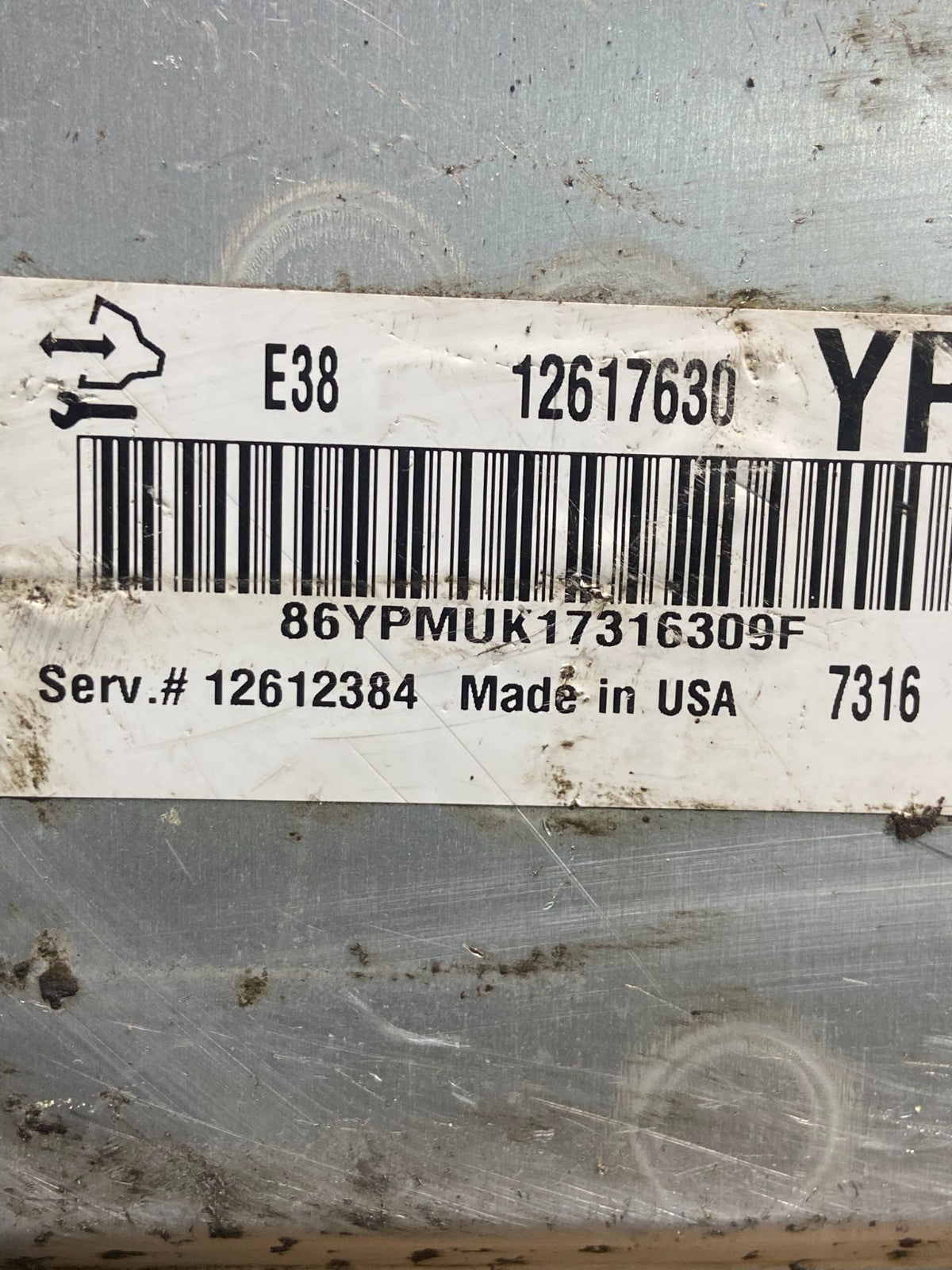 2008 Chevrolet Silverado 2500 5.3L Engine Control Module ECM ECU AE2492 DG2