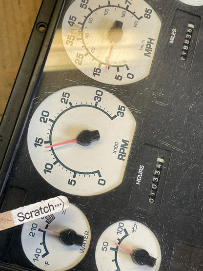International Instrument Gauge Cluster Speedometer AA92931