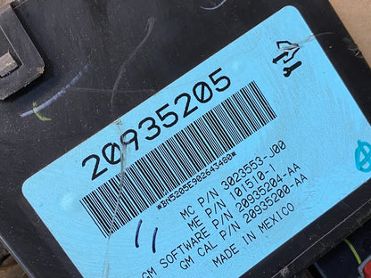 2009-2012 GMC Acadia Power Motor Liftgate Tailgate Control Module ah7400 DG4