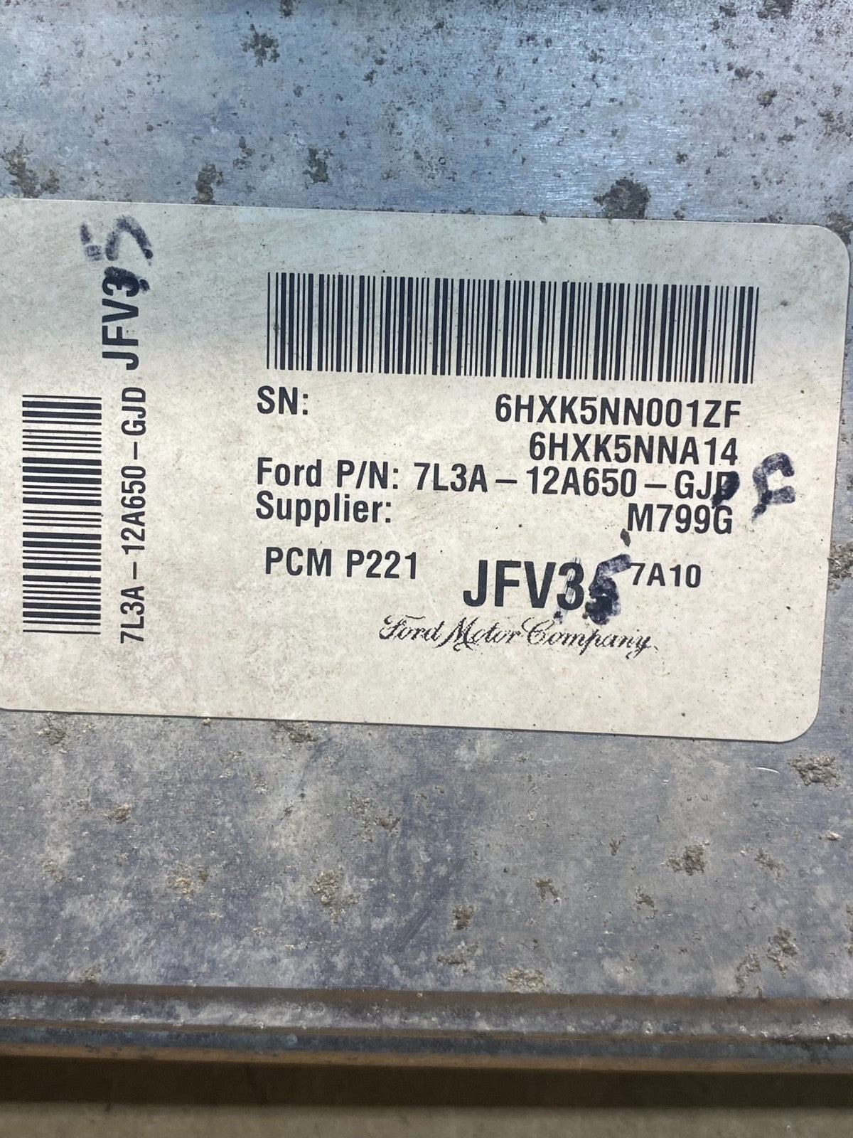 2007 Ford F-150 F150 5.4L Engine Control ECU Computer 7l3a-12a650-gjd AG6151 DG2