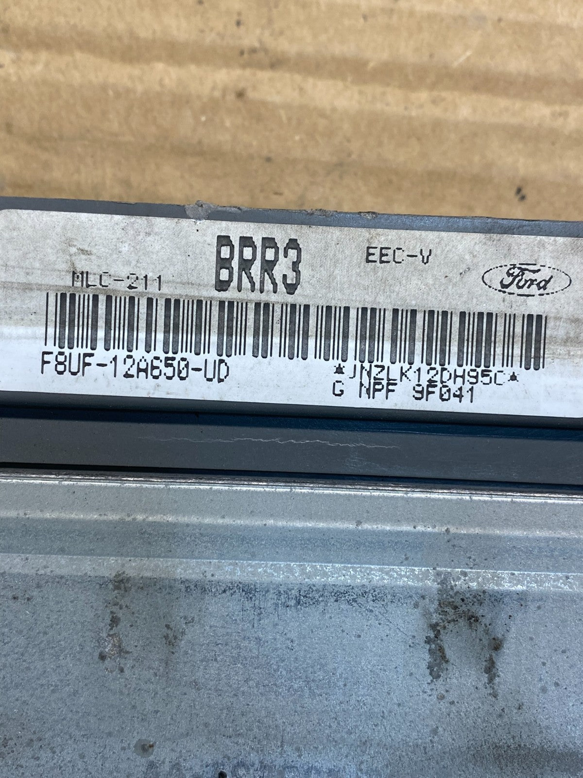 1998 Ford E-Series 5.4L Van Engine Control Module ECU f8uf-12a650-ud AF4100 DW2