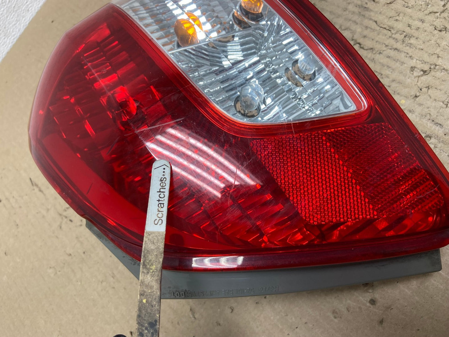 2007 to 2012 Toyota Yaris Hatchback Right Passenger RH Side Tail Light AF2975 LK3