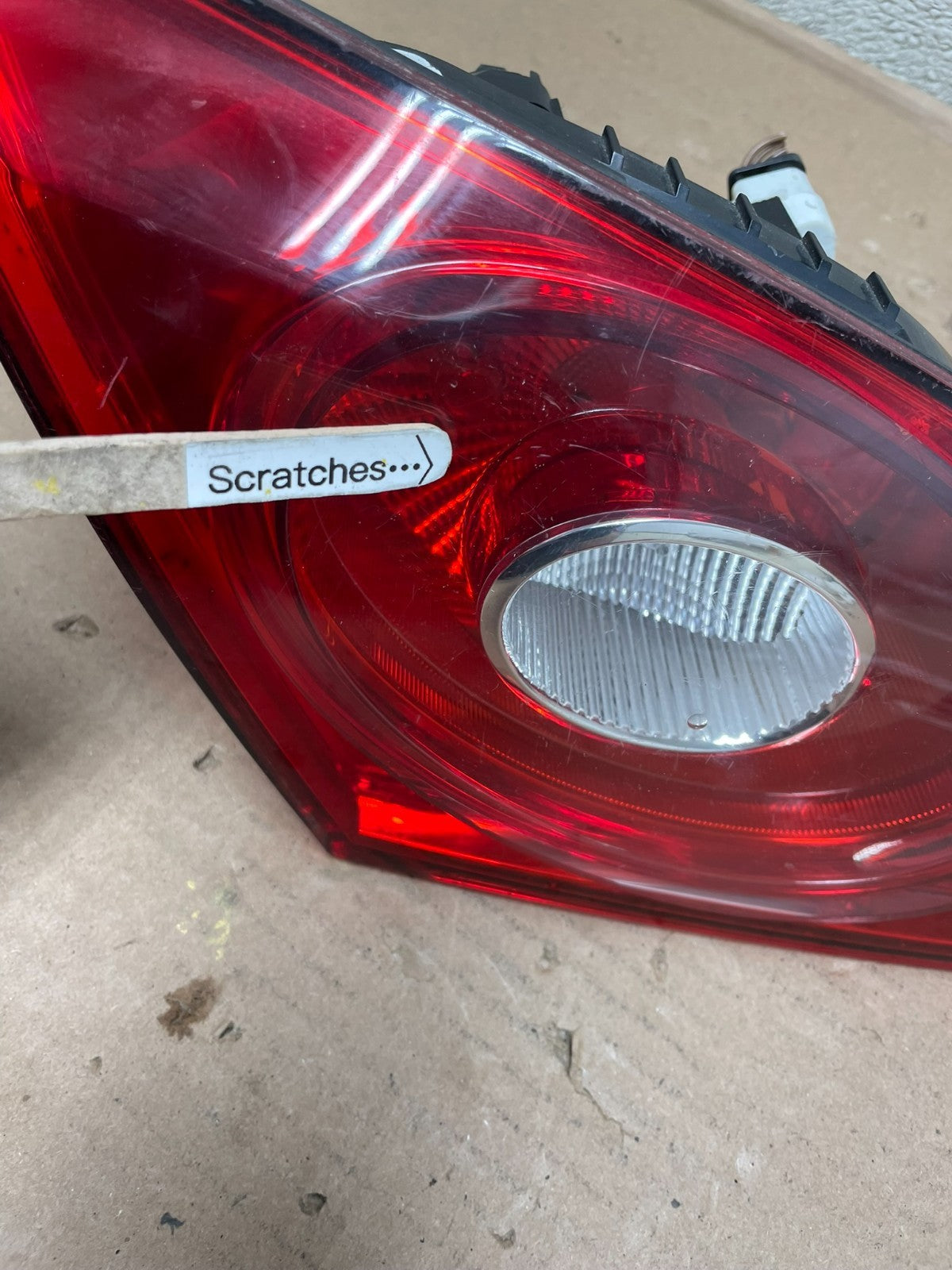 2009-2012 Volkswagen CC Left Driver LH Side Tail Light Inner Trunk AA9772 LK3
