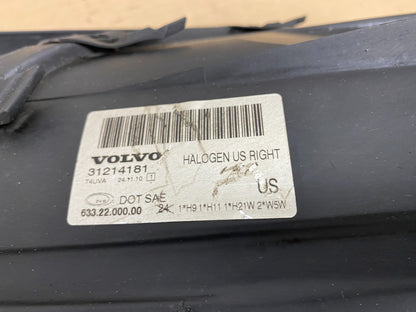 2008 to 2013 Volvo XC70 V70 S80 Right Passenger Side Halogen Headlight AH7886 DW8