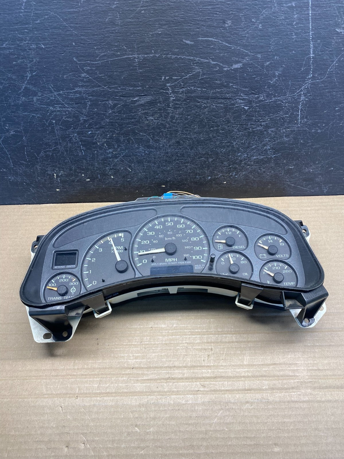 1999 to 2002 Chevrolet Silverado Sierra Cluster Gauge Speedometer ECM AF3821 DW0