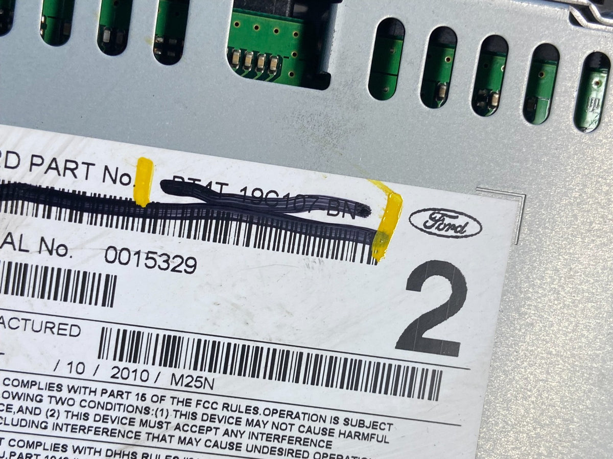 2011 Ford Edge Radio Cd Mechanism Disc MP3 Receiver t1985 DG5