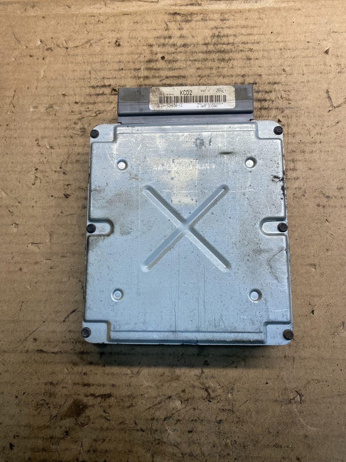 2003 Ford Van E150 5.4L Engine Control Module  ECU 3C2A-12A650-CC ab7334 DG1