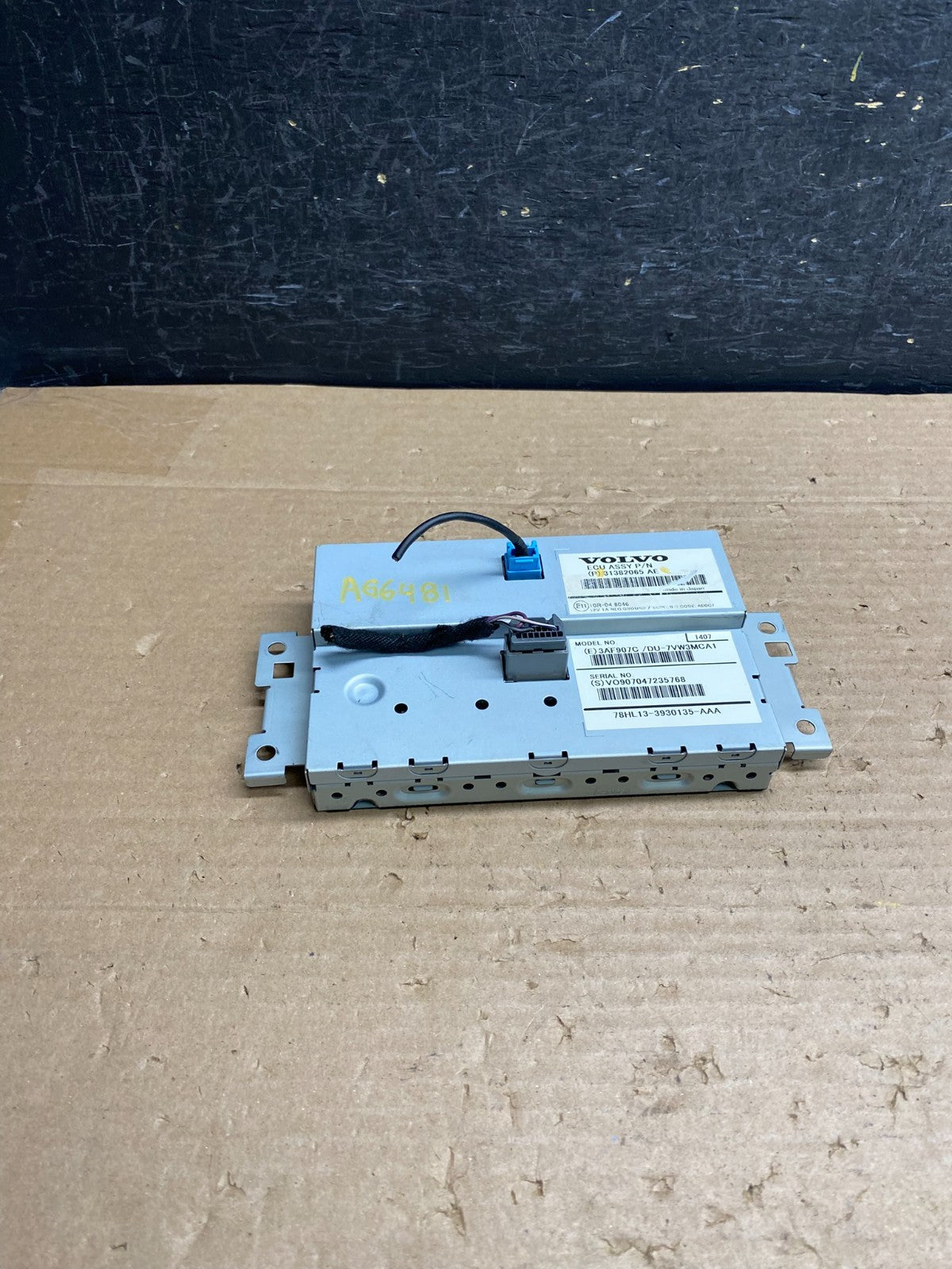 2011 to 2018 Volvo S60 Radio Audio Information Display Screen 31382065 ag6481 DG3