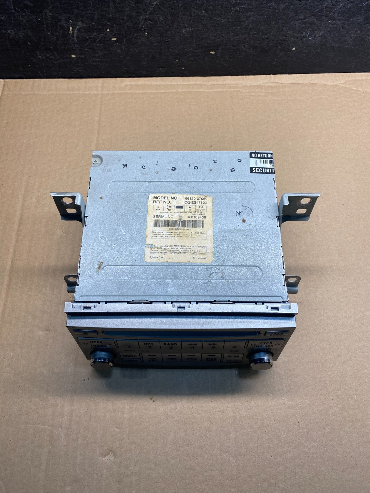 2008 2009 2010 Toyota Avalon AM FM CD Mp3 Radio Receiver ae7910 DG3