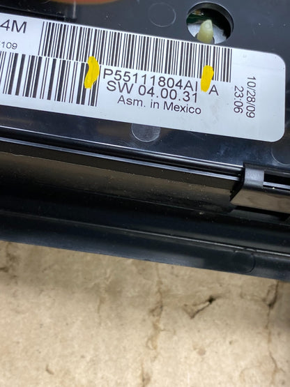 2008-2010 Dodge Grand Caravan  A/C Climate Control Unit Bezel Trim Oem X5995  DG6