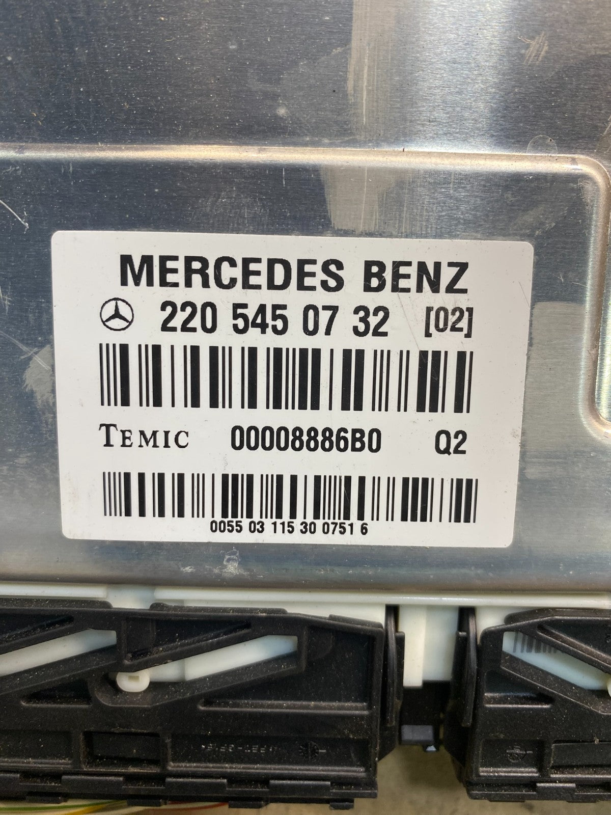 2000 - 2006 Mercedes S430 S500 Suspension Control Unit 2205450732 ae0008 DG2
