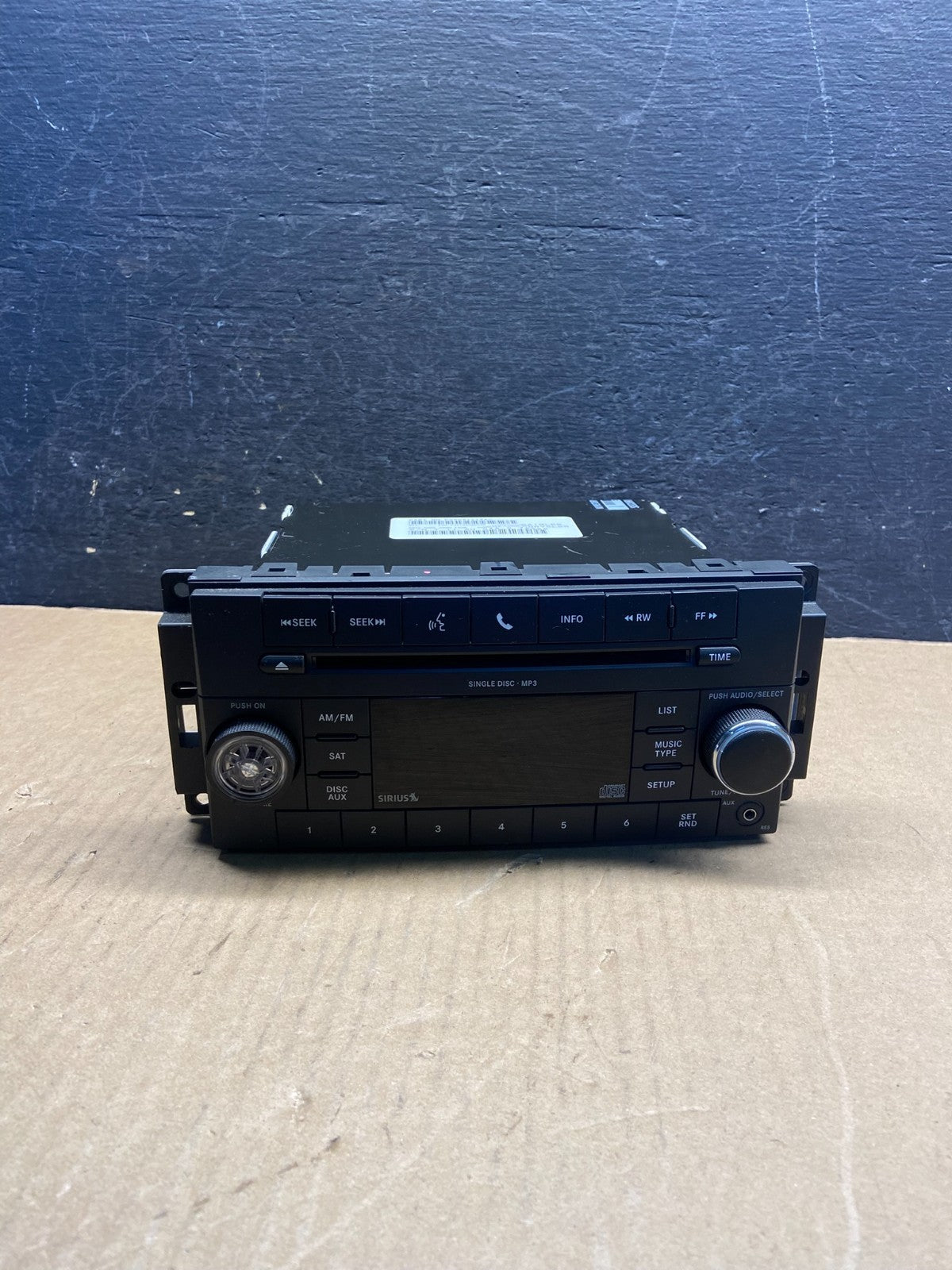 2007-2012 Chrysler Dodge Jeep Ram Radio CD MP3 AUX Receiver AF9396 DG0