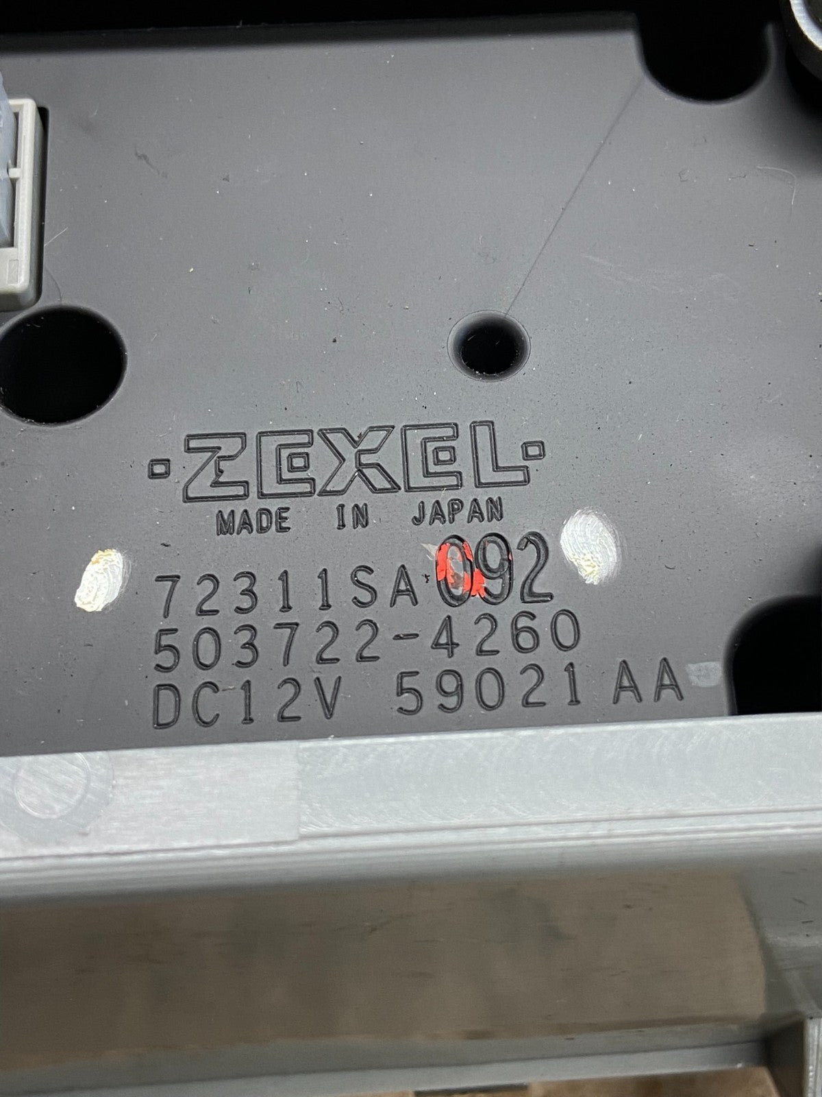 2003-2008 Subaru Forester Heater Climate Temp Control Radio Bezel AF6412 DG5