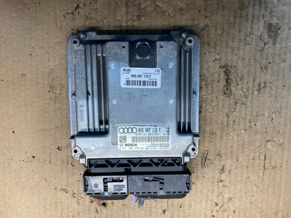 2013 to 2016 Audi A4 2.0L Turbo Engine Computer Ecu Pcm Ecm 8K5907115F AE8055 DW0
