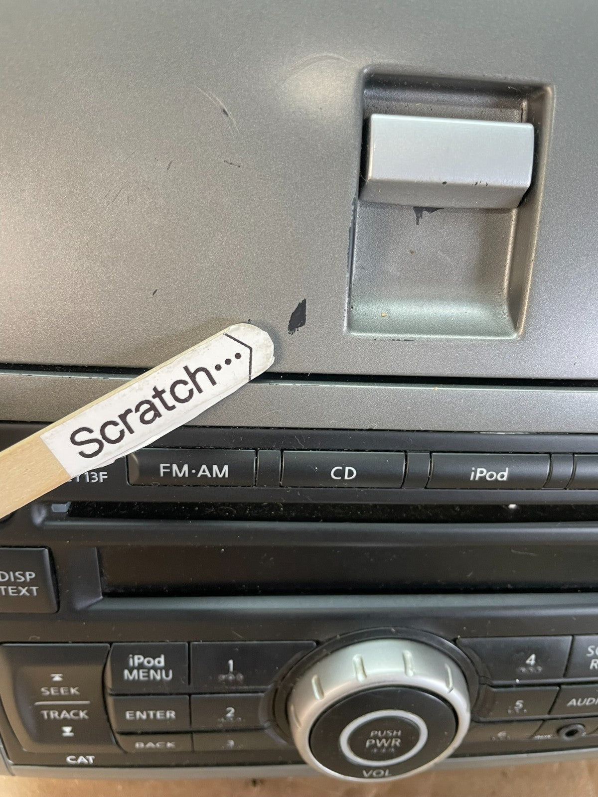2010-2012 Nissan Sentra Center Dash Radio Bezel Panel Cubby Storage AI0590 DG3