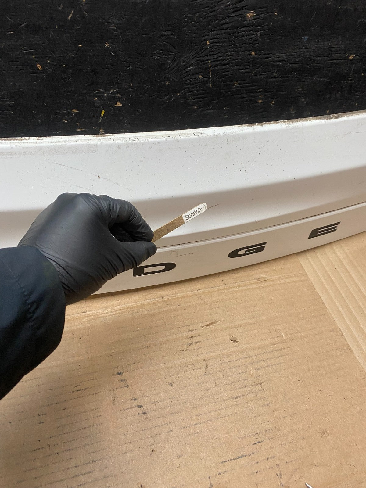2011 to 2018 Dodge Grand Caravan Tail Gate Trim Molding With Camera OEM V2684 DG5