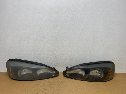 2004 to 2008 Pontiac Grand Prix Left+Right Side Black Headlights AD5215 DW0