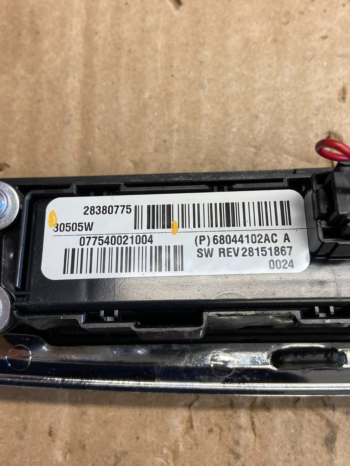 2011 - 2014 Chrysler 200 Dash Radio Bezel Trim Clock Hazard Bezel ai2679 DG4