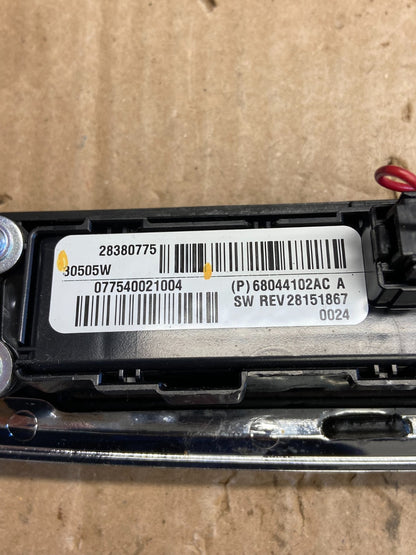2011 - 2014 Chrysler 200 Dash Radio Bezel Trim Clock Hazard Bezel ai2679 DG4