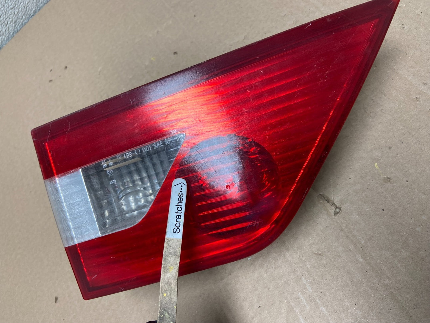 2004 2005 2006 Bmw X3 Left Driver Lh Inner Tail Light OEM AB2365 DW3