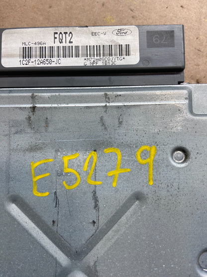 2001 Ford Van E150 E250 4.6L Engine Control Module 1c2f-12a650-jc E5279 DG14