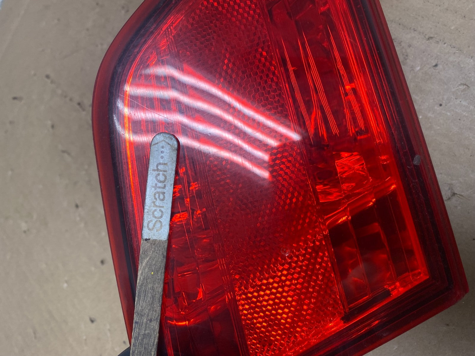 2010-2014 Subaru Legacy Left Driver LH Side Tail Light Inner OEM S0727 DW3