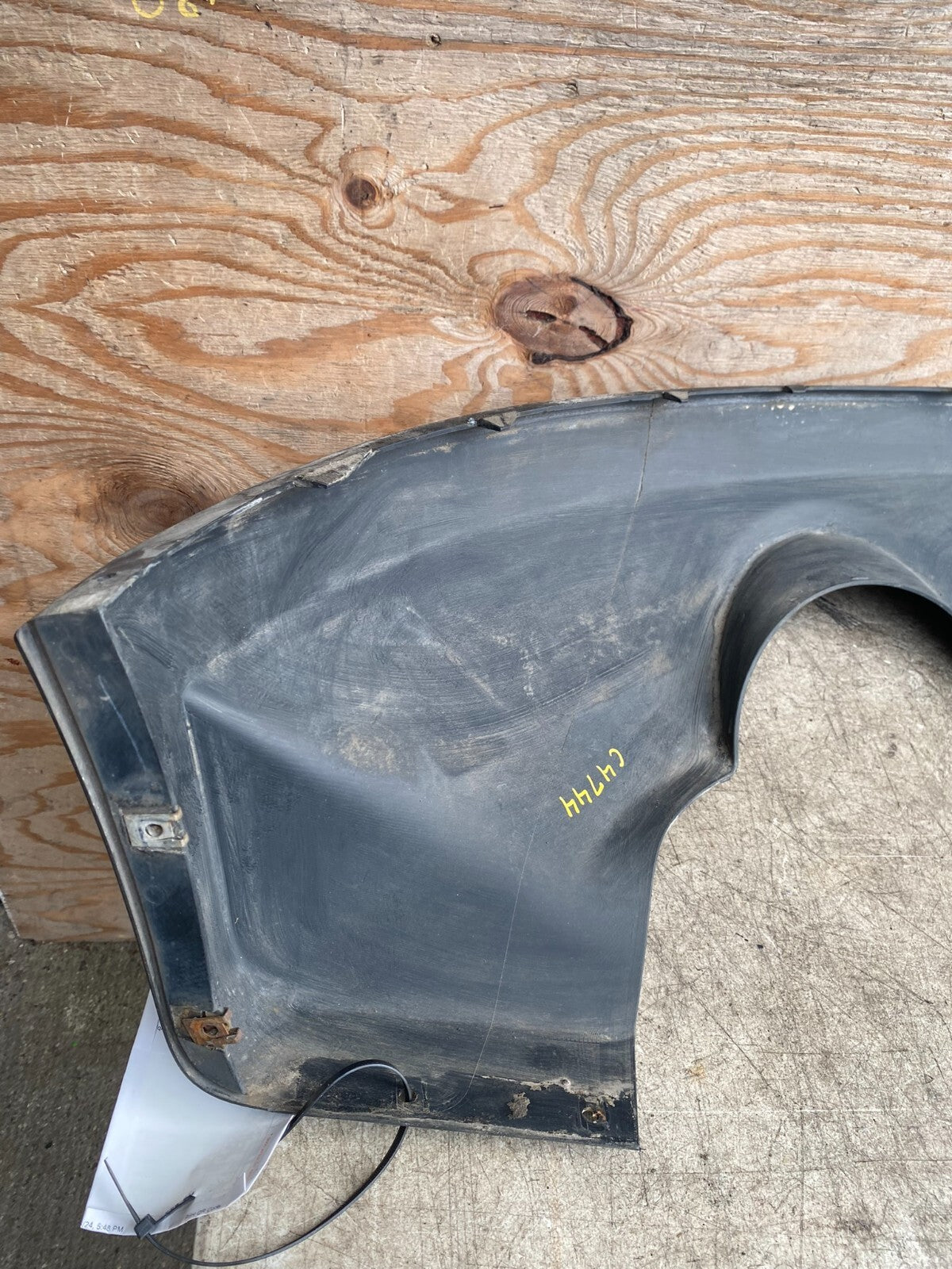 2011 to 2014 Lincoln MKX Textured Rear Lower Bumper Cover C47449
