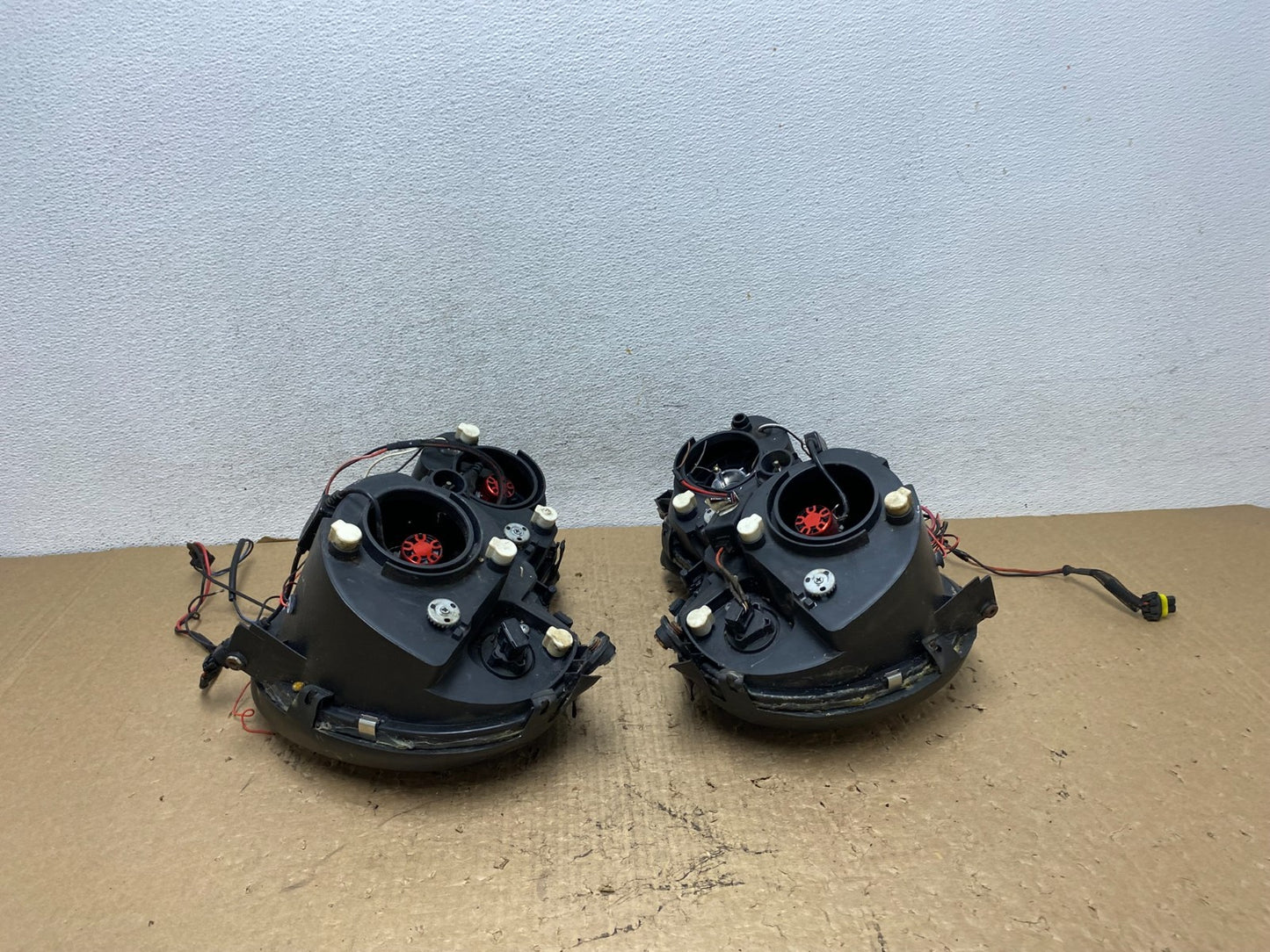 1998 - 2002 Mercedes Benz W208 CLKL Lef+Right Set LED Black Headlights AF9482 DG11