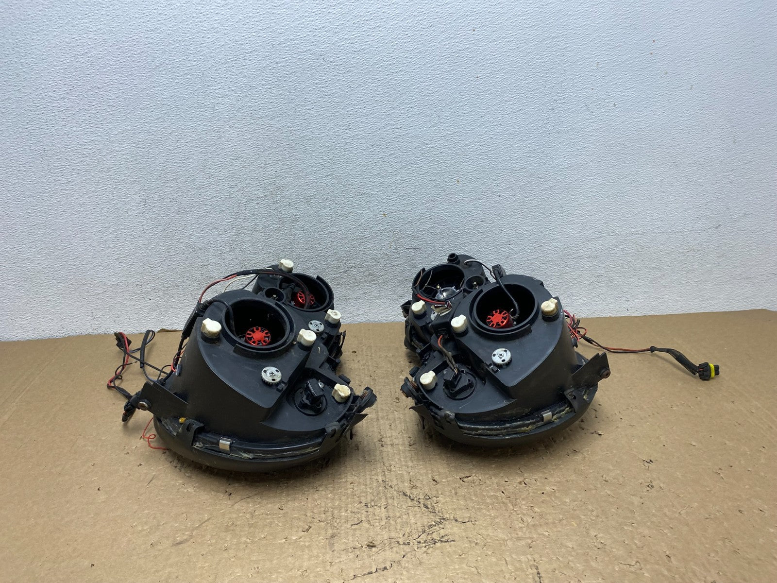 1998 - 2002 Mercedes Benz W208 CLKL Lef+Right Set LED Black Headlights AF9482 DG11