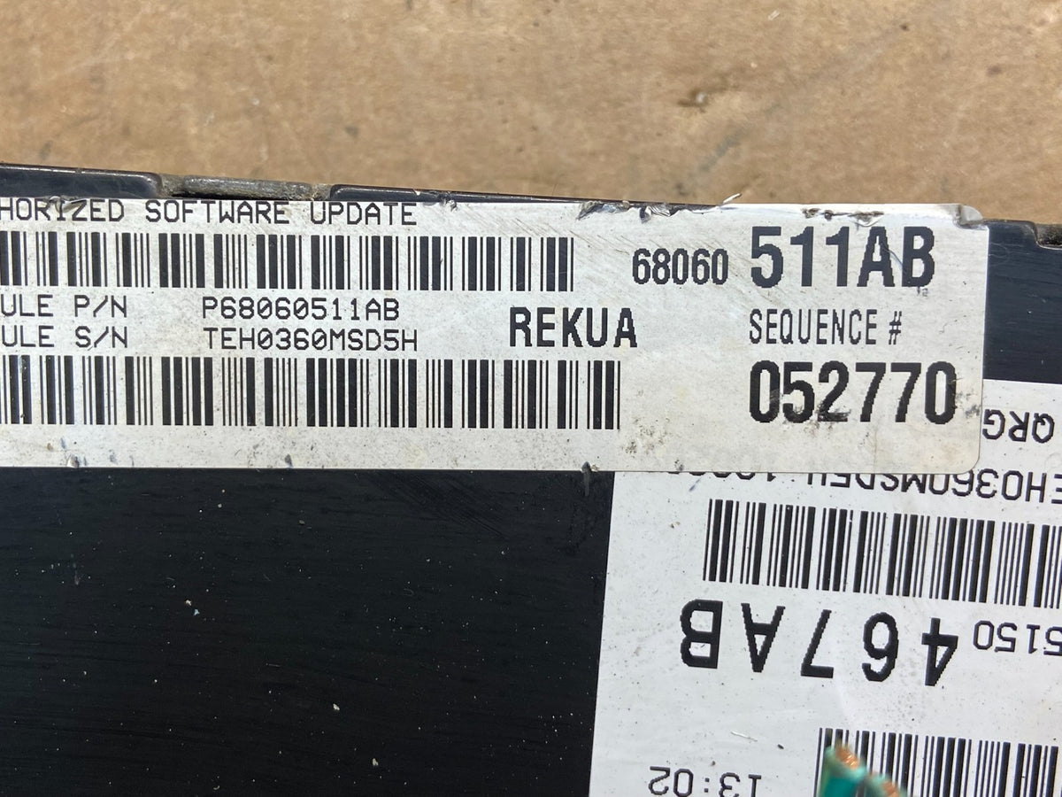 2009 to 2010 Jeep Grand Cherokee Computer Engine Control ECU ECM AG1469 DW2