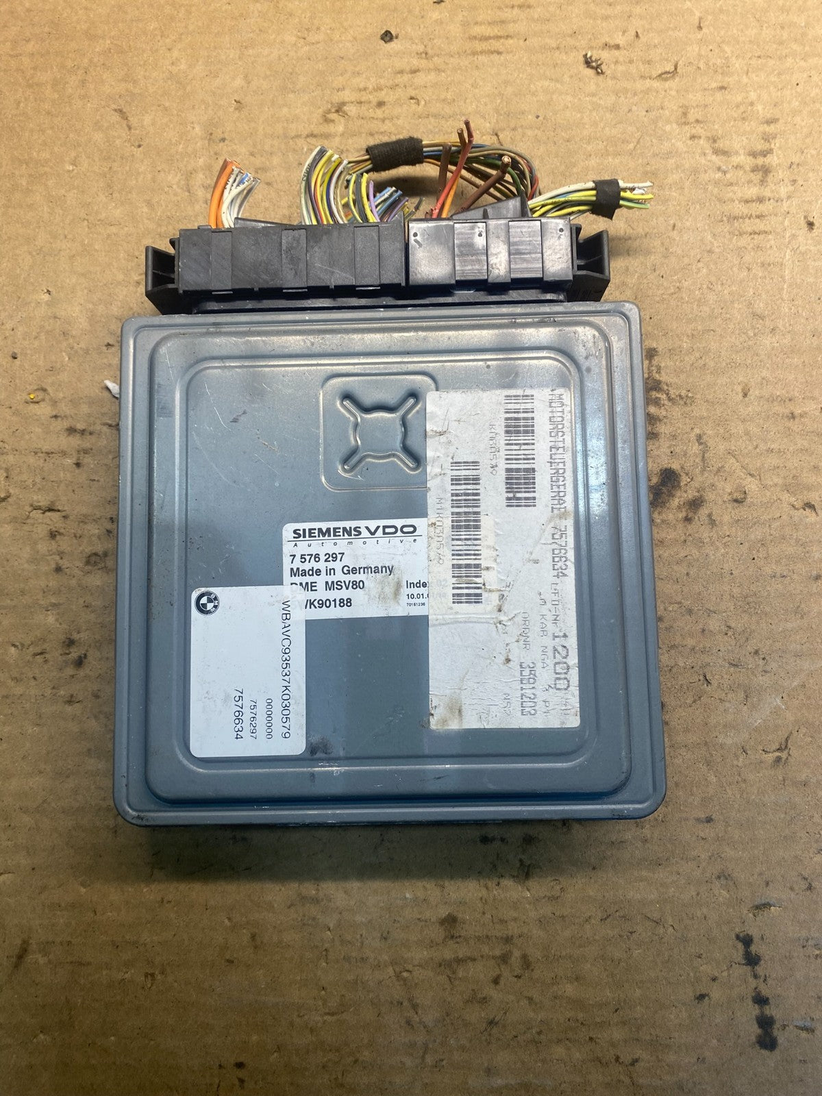 2007 - 2011 BMW 328i 528i E90 ECM ECU Engine Computer 7576634 AA0733 DG0