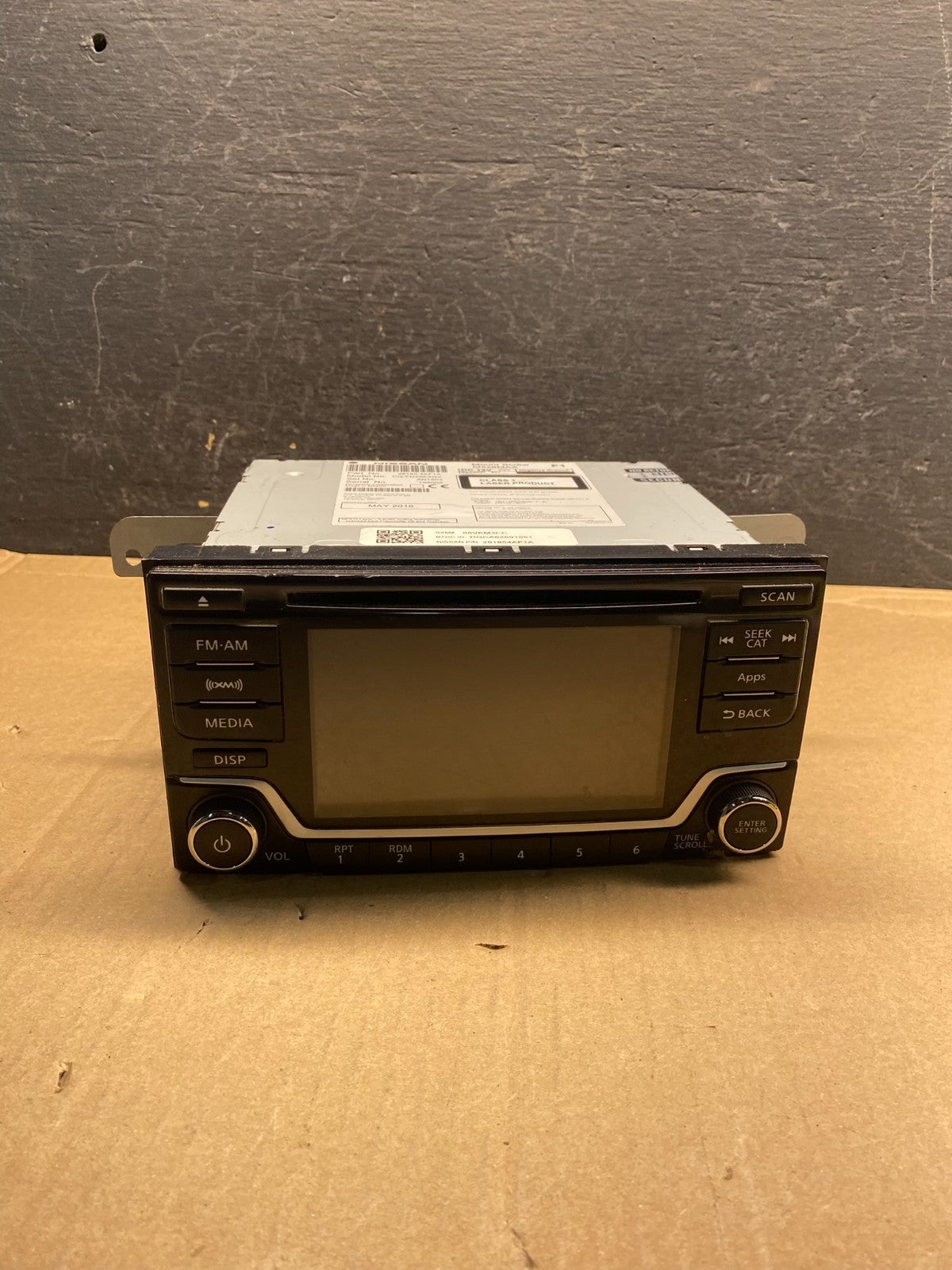 2015 to 2016 Nissan Sentra Radio CD Player AM/FM Screen 21854AF1A AE7917 DG0