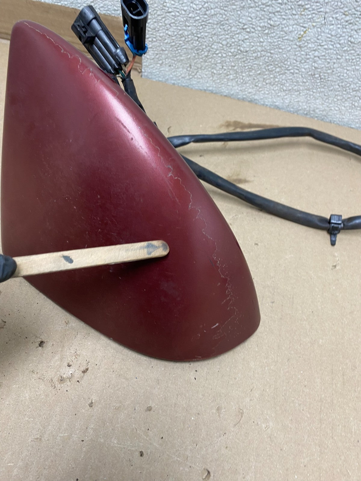 1988 to 1996 Chevrolet Corvette Right Passenger View Door Mirror U0947 DG4