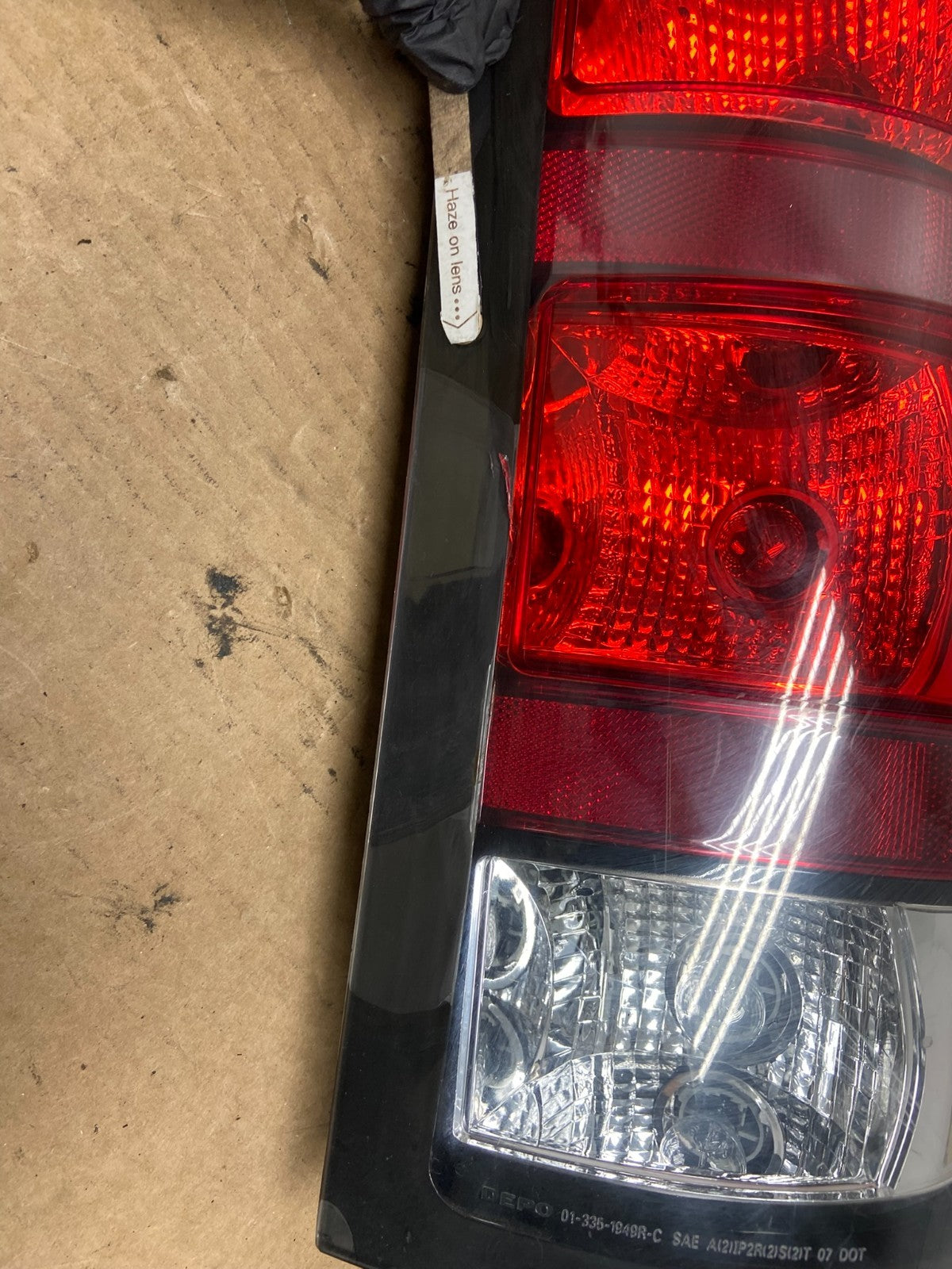 2007 to 2013 GMC Sierra 1500 Right Passenger RH Side Tail Light DEPO AH4073 DW6