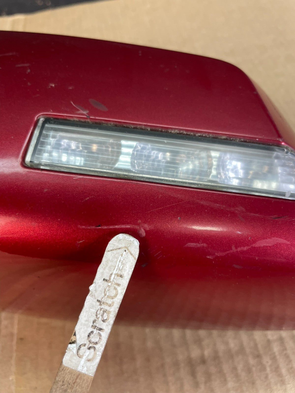2009 to 2015 GMC Acadia Left Driver LH View Turn Signal Door Mirror AF5421 DW7