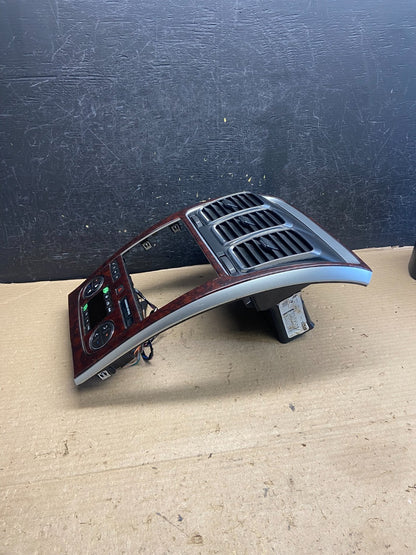 2007 - 2012 GMC Acadia A/C Heater Climate Control Radio Panel Bezel OE ah5403 DG2
