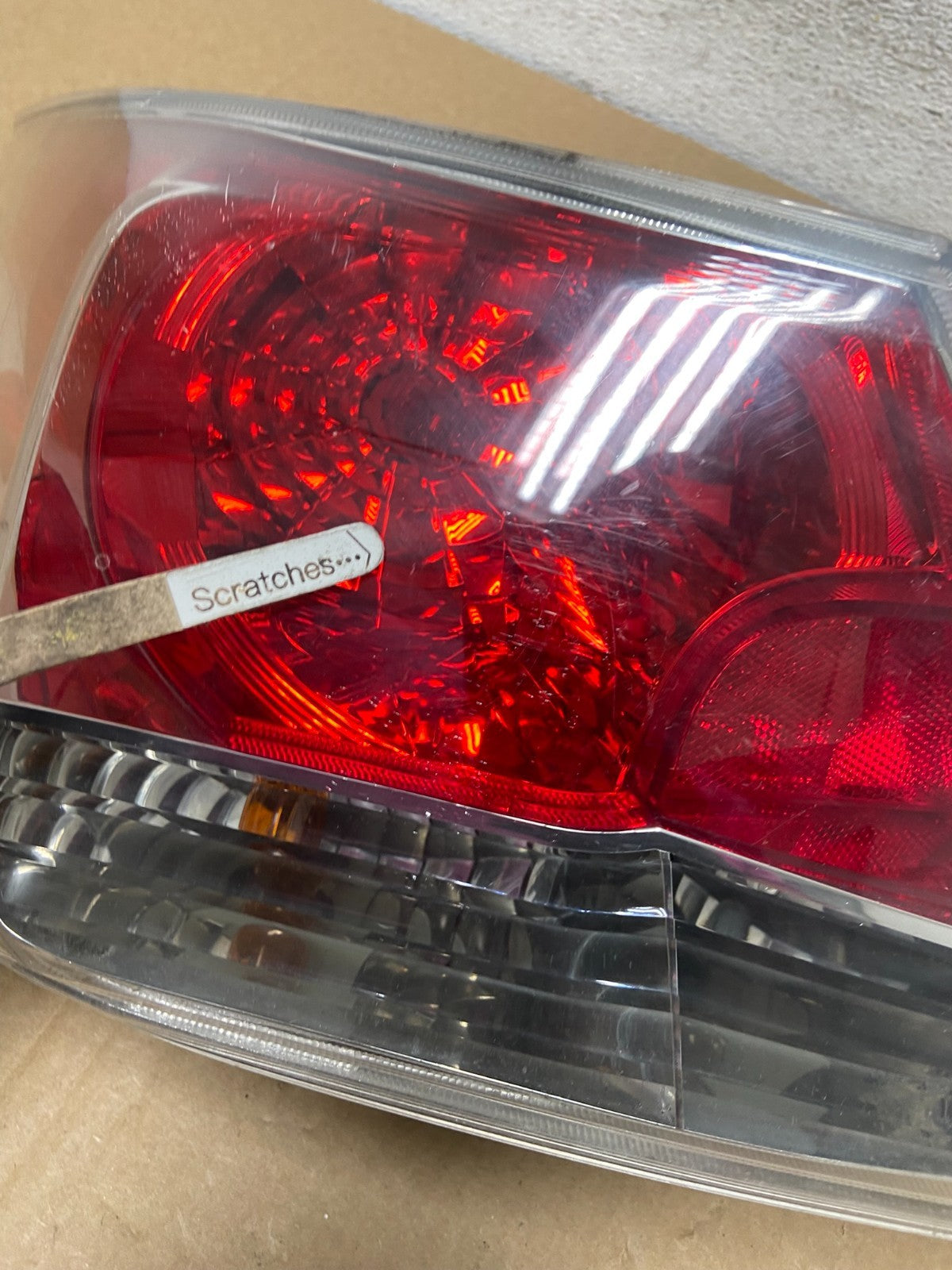 2008 to 2012 Honda Accord Sedan Tail light Left Driver LH Side AF7301 DW3