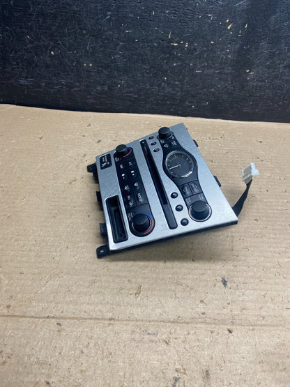 2009 to 2013 Infiniti G37 Radio Player Climate Control Panel Bezel AH5389 DG2