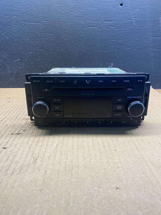 07 08 Chrysler Sebring Radio Stereo CD Player Stereo Receiver AM/FM AC27010
