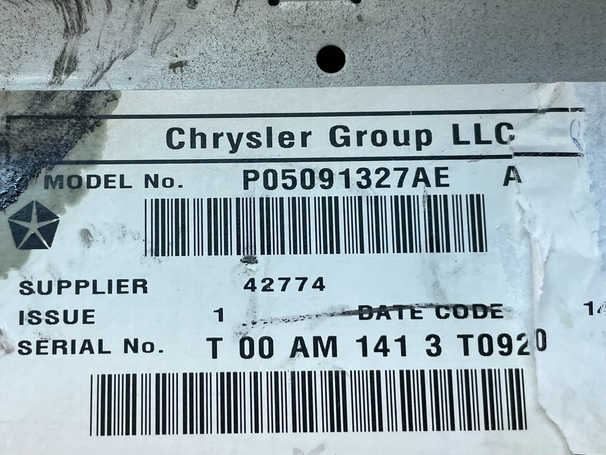2012 2014 Jeep Dodge Chrysler Screen Display CD Player Satellite Radio AI0495 DW8