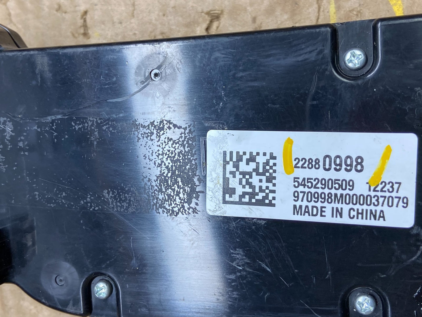 2013 Chevrolet Malibu AM FM Radio Control Panel Oem W2068 DG5