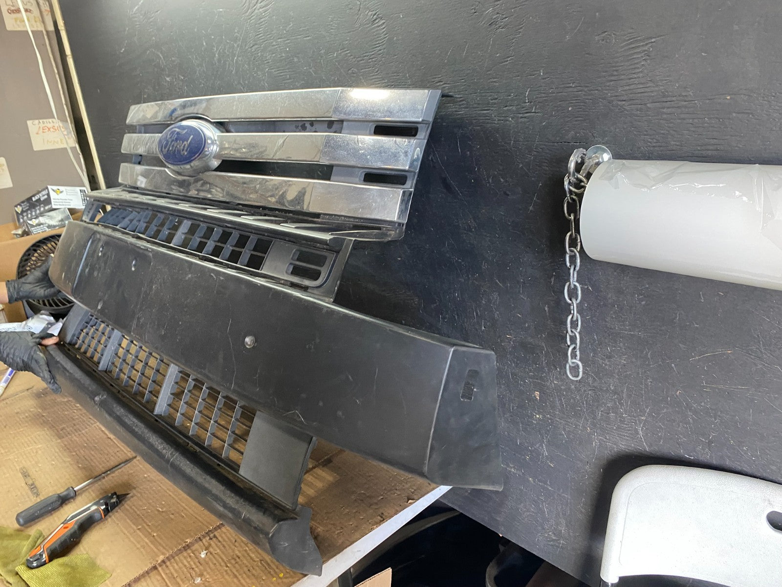 2009 2010 2011 Ford Flex Front Upper Chrome Grille Grill  Oem r2302 DG1