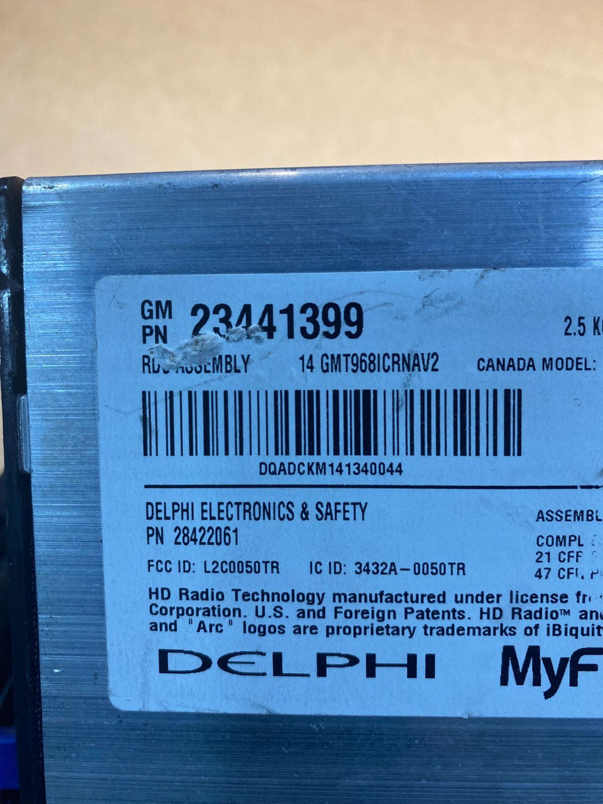 2013 2014 GMC Acadia Radio Display Screen AM/FM AUX OEM AC2720 DG6