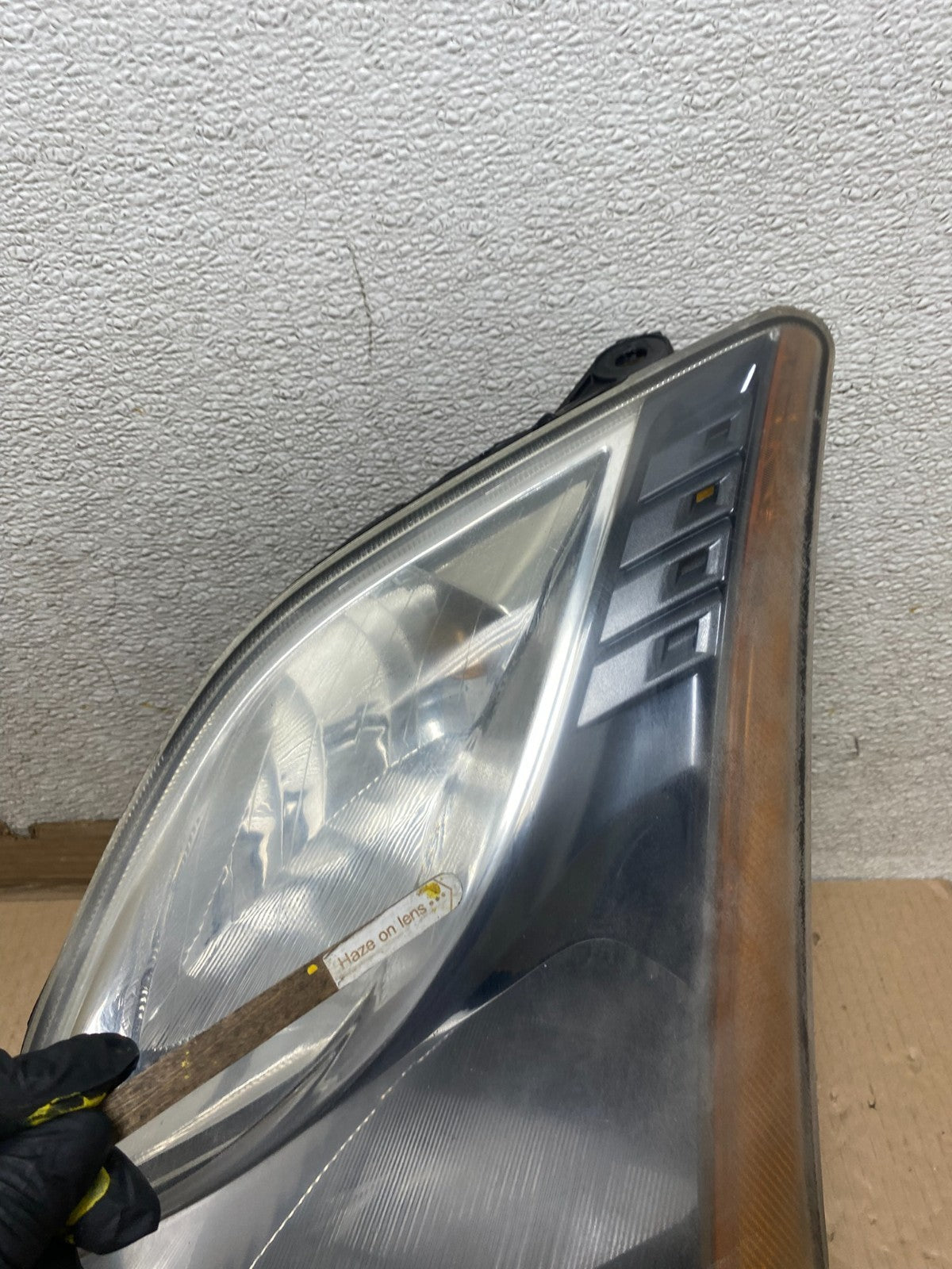 2010-2012 Nissan Sentra Halogen Left Driver LH Black Headlight U2649 DW6