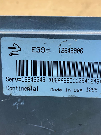 2012 Chevrolet Equinox Ecu Engine Control Module Unit Ecm 12648906 AD7641 DG2