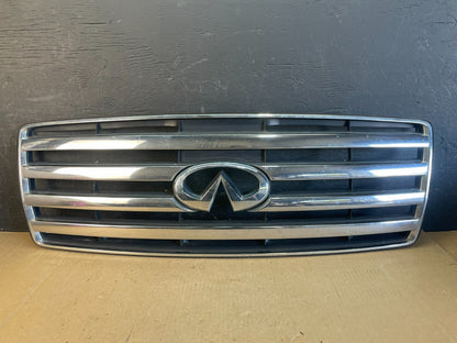 2004 to 2007 Infiniti QX56 Front Upper Chrome Grill Grille AD5723 DW0