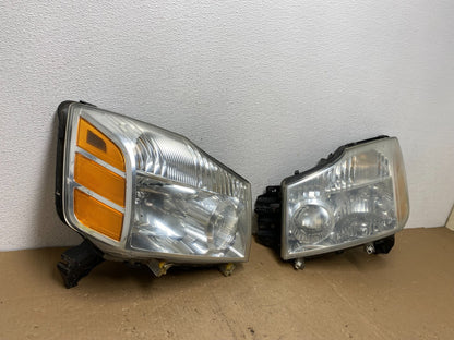2004 to 2007 Nissan Armada Left+Right Side Set Headlights AC5976 DW2