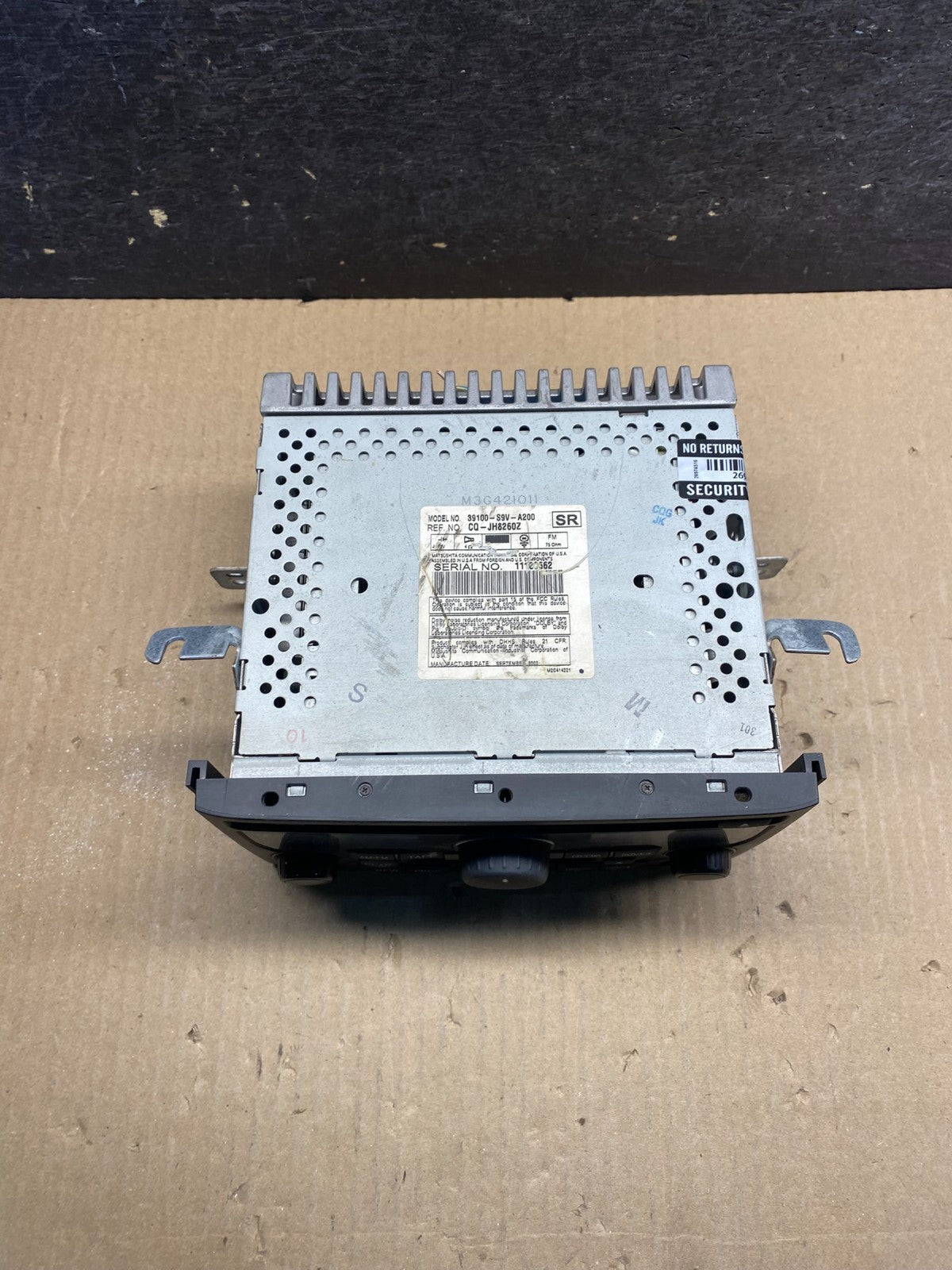 2003 2004 2005 Honda Pilot Center Radio 6 CD Player Climate Control Oe AI5050 DG3