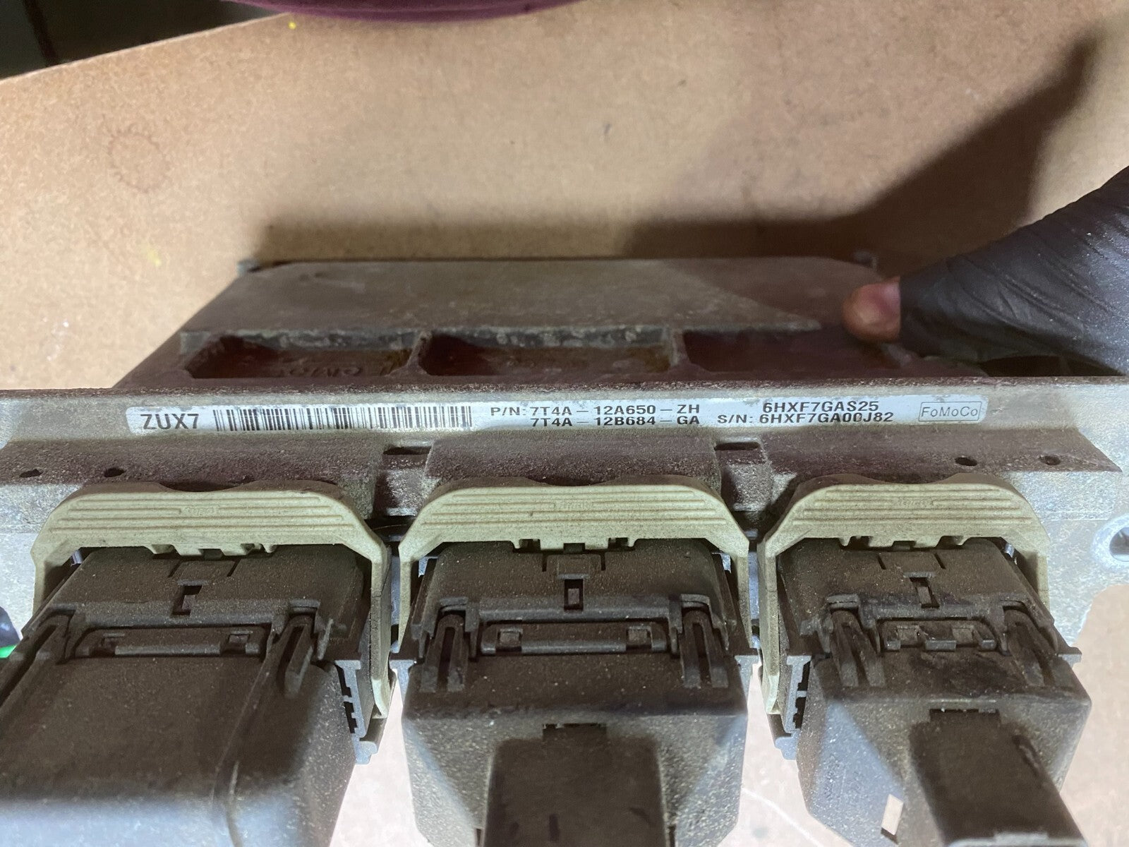 2007 Ford Edge MKX Engine Control Module Ecm 7t4a-12a650-zh H4036 PS2